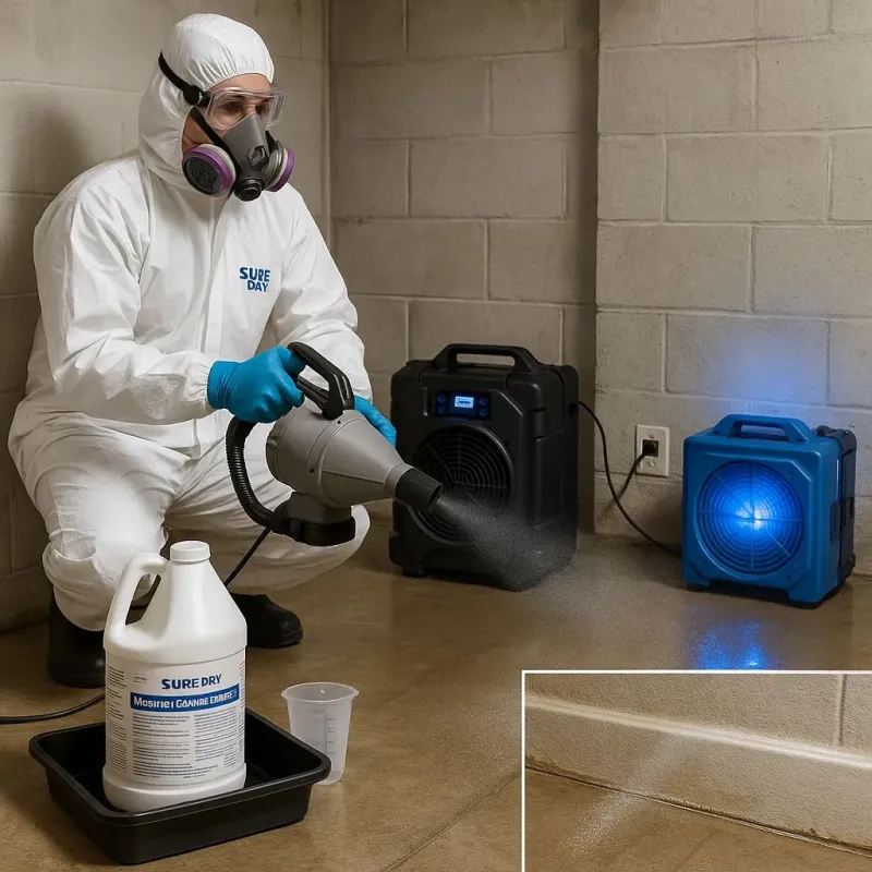 Sanitization and Odor Removal process in Grandview Plaza, KS